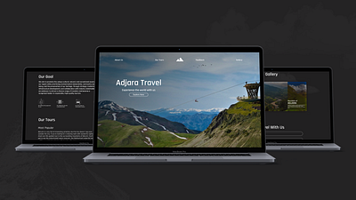 Landing Page for Travel Agency interface landing page product design travel agency ui user interface ux