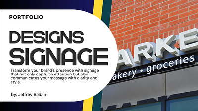 Signage Designs graphic design illustration signage design vector tracing