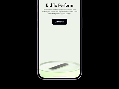 "Bid to Perform" UI Animation 3d 3d animation branding design illustration interaction design product design ui web design