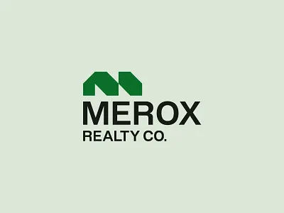 MEROX REALTY CO. | Real Estate Branding brand brand identity branding design estate home house icon logo logo design minimal property real real estate real estate branding real estate logo real estate logo design symbol visual identity