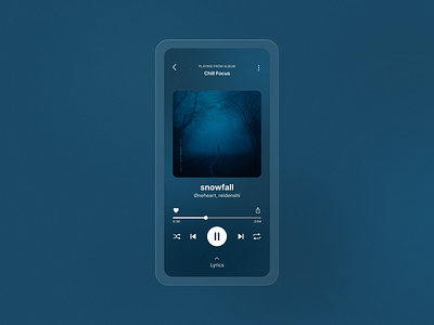 Daily UI Challenge #2 app design graphic design mobile app music ui ux