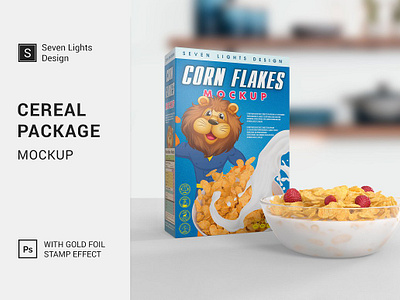 Cereal Package Mockup box breakfast calcium cereal cereal box cereal mockup cereal pack cereal package mockup corn corn flakes fast food flakes food meal mockup oatmeal oats package packaging