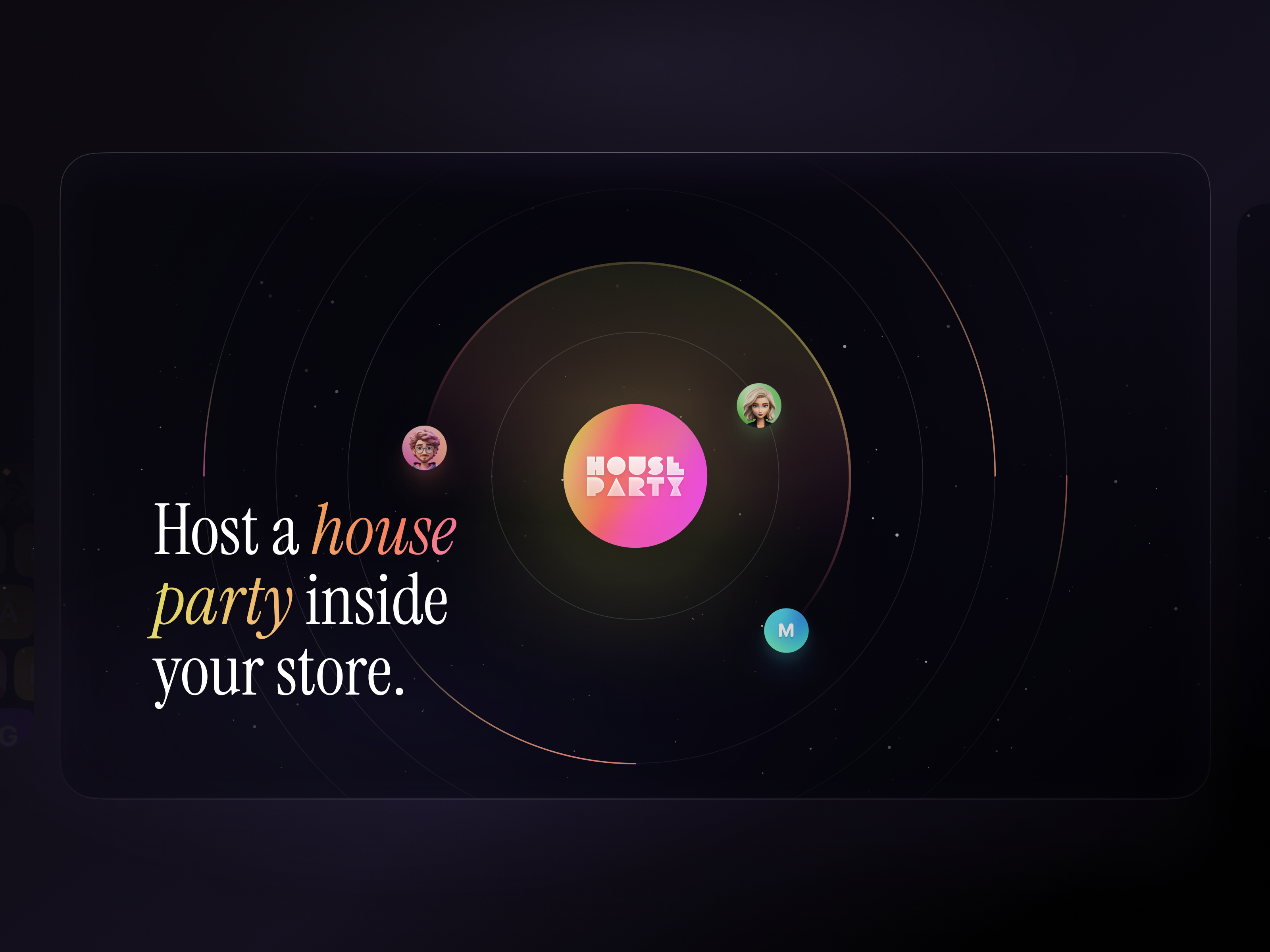promo banners for house party shopify app amazon anoshko app store banner branding design ebay ecommerce graphic design shopify social store