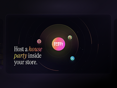 promo banners for house party shopify app amazon anoshko app store banner branding design ebay ecommerce graphic design shopify social store