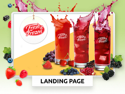 LP Fresh&Frozen branding graphic design ux