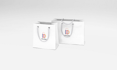E-Commerce letter D logo Design branding geometric logo graphic design logo