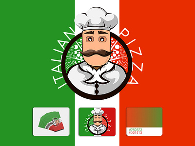 Italian Pizza | Logo Design branding graphic design logo muscat logo