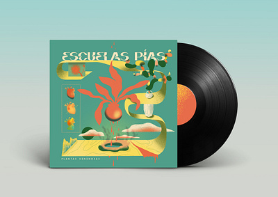 Plantas Venenosas EP cover album cover art design graphic design illustration music