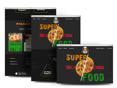 Online shopping for Italian pizza | Website italian pizza site online shop pizza site ui uiux ux website