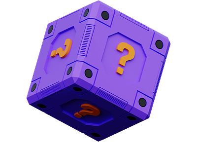 Curiosity Box 3d 3d icon advanced blender3d box curiosity icon package scifi