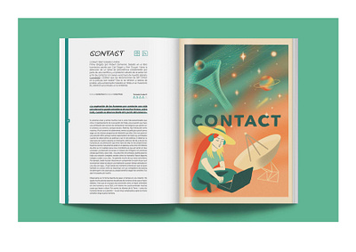 PRINCIPIA Magazine / Contact graphic design illustration magazine