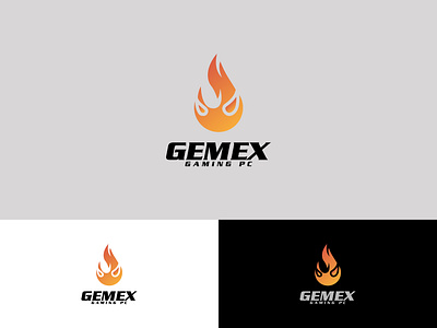 Gemex Gaming Pc Logo brand identity branding gaming pc logo gemex logo logo design pc logo