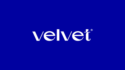 Velvet Skincare Logo Logotype acne beauty blue brand branding design graphic design identity logo mark minimal skincare typography visual word mark
