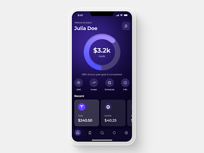 Invest chart crypto figma invest ios navigation ui ux