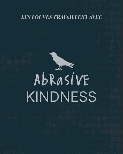 Abrasive Kindness brand identity branding design graphic design logo