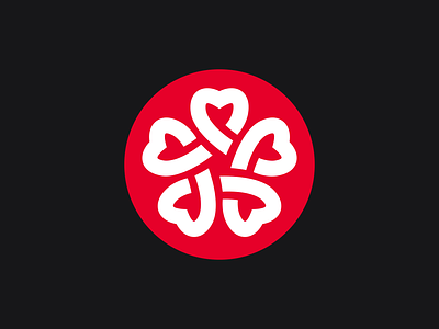 Sakura branding flower graphic design heart japan logo