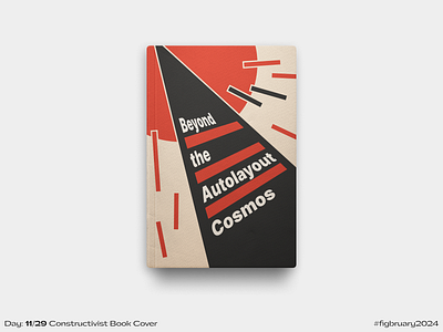 Constructivist Book Cover - #Figbruary2024 abstract art autolayout book constructivism cover cubism figbruary figbruary2024 history russian