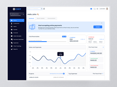 Invoice System Dashboard design landing page design tayyab tayyabalidesign ui uiux ux