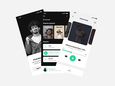 Music Player App Design app app design design tayyab tayyabalidesign ui uiux ux