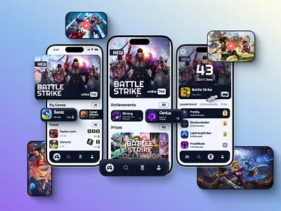 Game Info app design design figma game design graphic design illustration ios design mobile design redesign ui uiux design