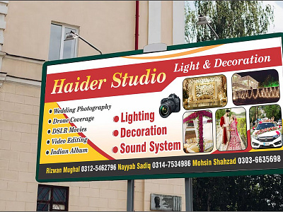 Photo Studio or Event Poster, Banner, Panaflex and billboard banner bill boards event panaflex photostudio postrr