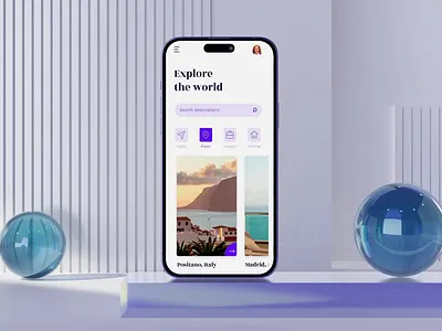 ExploreHub 3d animation branding design logo motion graphics web