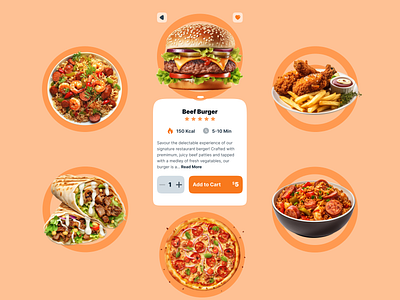 Foodie - Food Delivery App (Meal's Details) delivery design food mobile ui ui design uiux ux uxdesign uxui