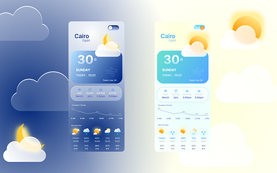 DailyUI weather app design app da dailyui dailyui037 design ui ux