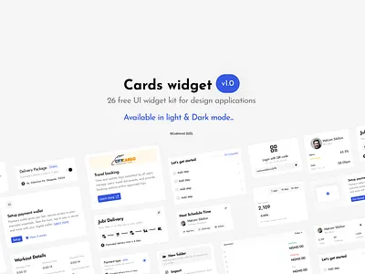 UI Widgets app branding design graphic design illustration logo typography ui ux vector