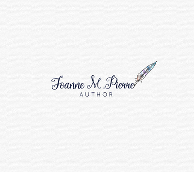 Author custom logo design fiverr graphic design handdrawn logo logo