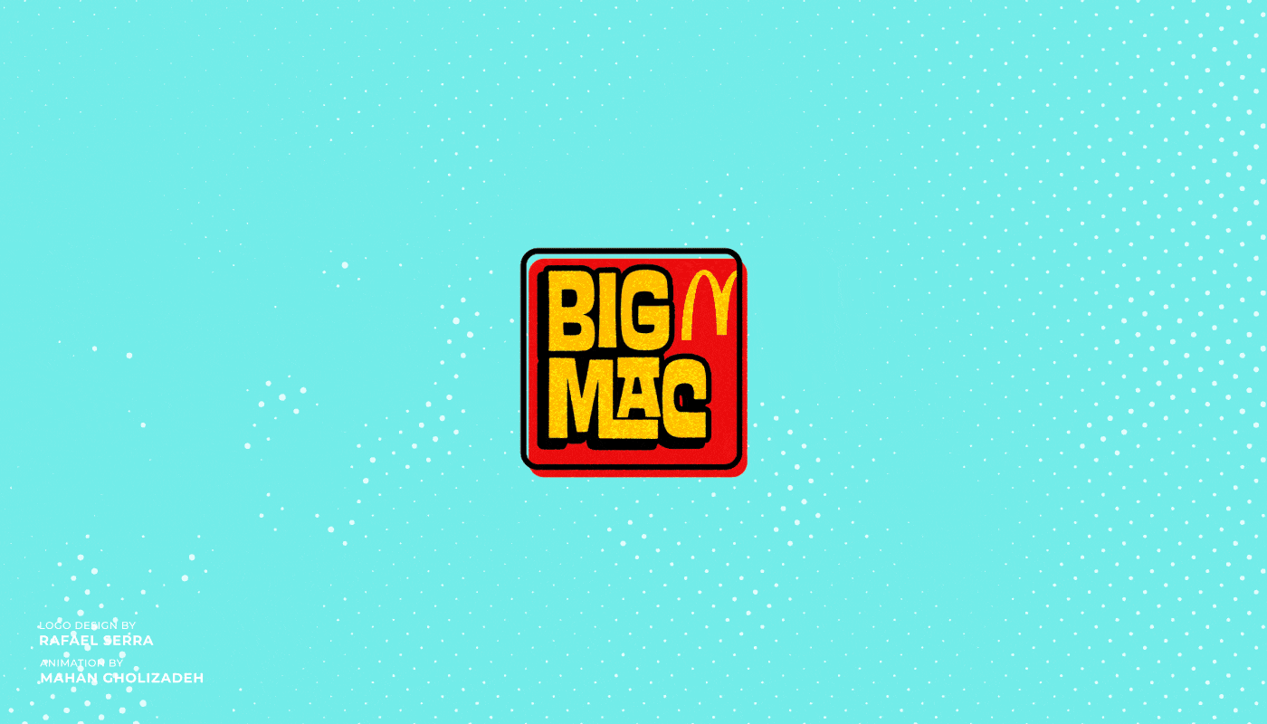 Big mac logoanimation animate2d animation branding design iconanimation illustration logo minimal motion ui