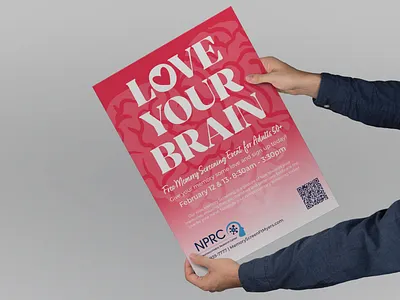 Love Your Brain Ads ad flyer valentines