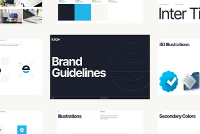 Kilde | Brand Guidelines branding corporate design finance graphic design guidelines investment minimal ui
