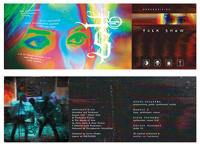 TALK SHOW - CD Insert Layout 2023 compact disc cover art design graphic design logo music