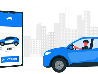 Safe and fast taxi 2d 2d animation after effects animation explainer explainer video graphic design illustration loop motion graphics taxi taxi app vector video