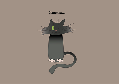 cat digital art drawing graphic design illustration