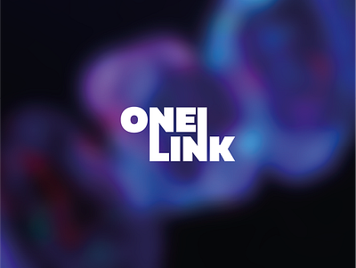 ONE LINK branding design geometric graphic design internet link logo provider style typography vector web