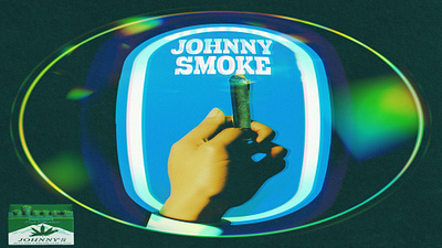 Johnny's Smoke Ad Collection branding graphic design logo