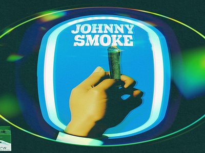Johnny's Smoke Ad Collection branding graphic design logo