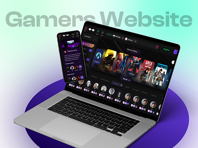Twitch Redesigned gamers landing page live stream platform twitch ui user experience user interface web design website design youtube