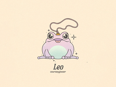 Zodiac Signs As Ornaments: Leo adventure apparel graphic astrology botanical brand assets brand identity design earth design ecosystem environment flowers forrest frog illustration leo nature sea life water wild life zodiac