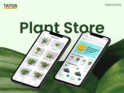 Plant Store UI app branding design mobile plant store plants ui ux