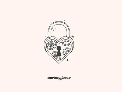 Why'd You Hav To Go And Lock Me Out When I Let You In 1989 adventure apparel graphic botanical brand assets brand identity design earth design flowers heart heart lock illustration lock and key locket taylor swift taylors version vintage
