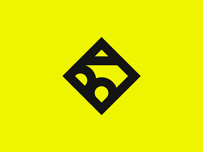ABD abd bold brand identity branding bright creative flat logo logo design minimal minimalistic modern monogram personal yellow