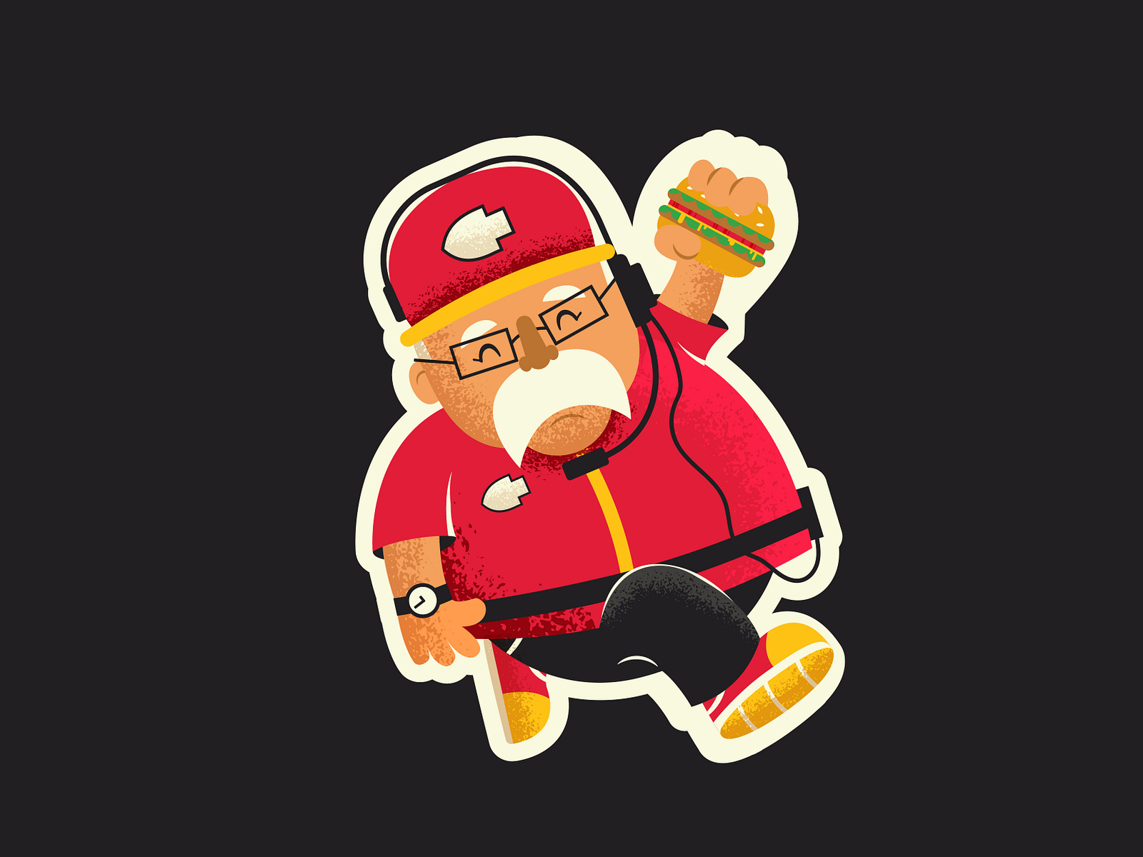 Give The Man a Cheeseburger! by Nate Farro on Dribbble