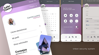 Safer Towers (functional prototype) app branding design illustration interactiondesign logo mobile responsive ui ux