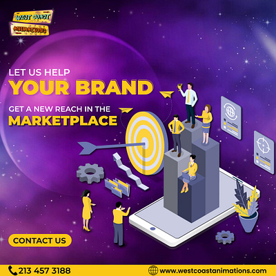 Brand brand branding design graphic design icon identity illustration logo marketplace reach ui ux vector