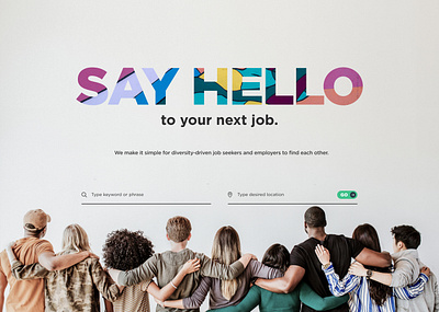 Diversity Jobs Identity & UX Design branding design graphic design ui ux