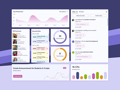 Learning Management System ⭐ application design lms ui ui design ux ux design uxui web web app webdesign