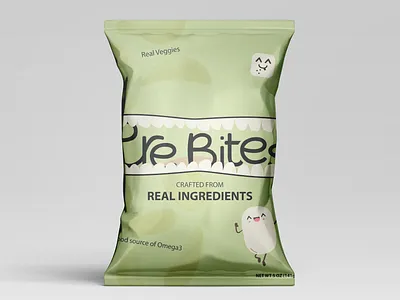 Pure Bites Chips Brand Packaging Design bio brand branding chips concept cover design graphic design illustration ingredients logo mockup nature potato raw real snack ui visual
